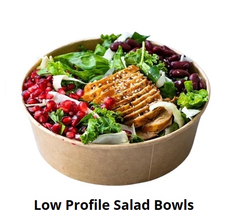 Salad Bowl Lids - PP HOT Use - 1300ml - 50x Per Pack